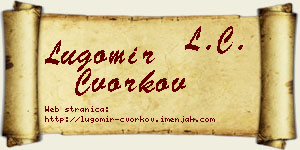 Lugomir Čvorkov vizit kartica